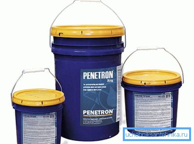 Penetrating waterproofing