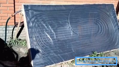 The simplest version of the solar collector The simplest version of the solar collector