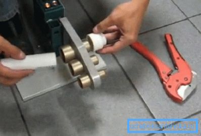 The process of soldering polypropylene elements The process of soldering polypropylene elements