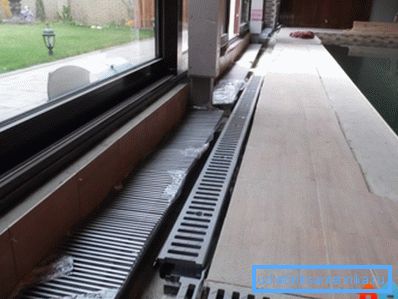 The process of installing heating convectors The process of installing heating convectors