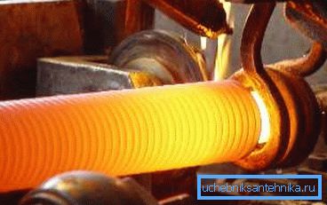 The process of installing ribs with large heat The process of installing ribs with large heat