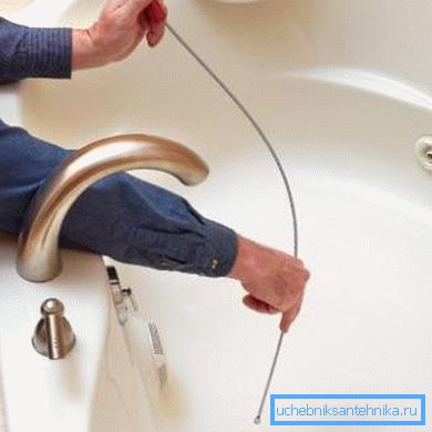 Wire needed for cleaning small diameter pipes Wire needed for cleaning small diameter pipes