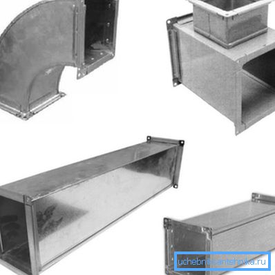 Rectangular air ducts and fittings Rectangular air ducts and fittings