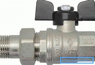 Straight ball valve with an American for 1 2 inches Straight ball valve with an American for 1 2 inches