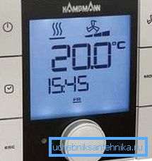 Control panel for floor convector Control panel for floor convector