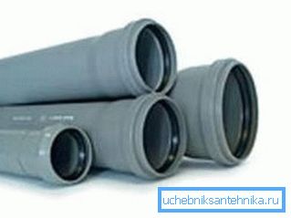 PVC products for internal networks 50 and 75 mm