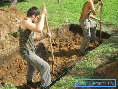 Work for a shovel