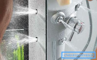 Work hydromassage nozzles. Work hydromassage nozzles.