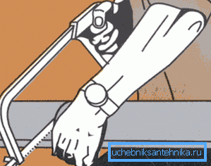 Work hacksaw. Work hacksaw.