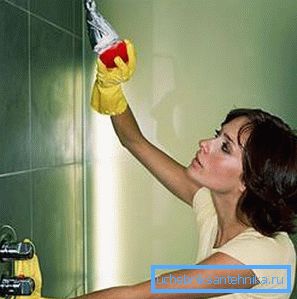 It is necessary to work in rubber gloves. It is necessary to work in rubber gloves.
