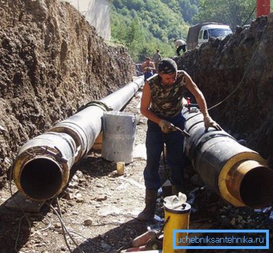 Pipeline insulation works Pipeline insulation works