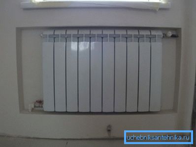 Aluminum radiator. Aluminum radiator.