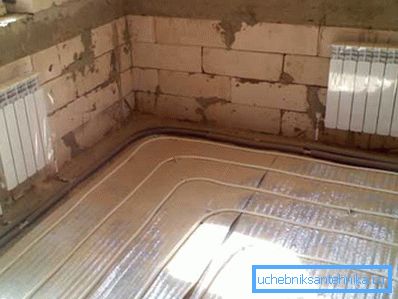 Radiators, combined with the system Radiators, combined with the system