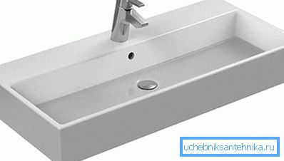 Sink 90 cm wide. The size is clearly redundant. Sink 90 cm wide. The size is clearly redundant.