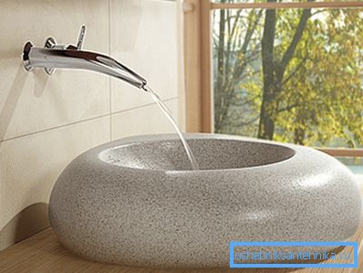 Sink made of natural stone for the bathroom is very expensive Sink made of natural stone for the bathroom is very expensive