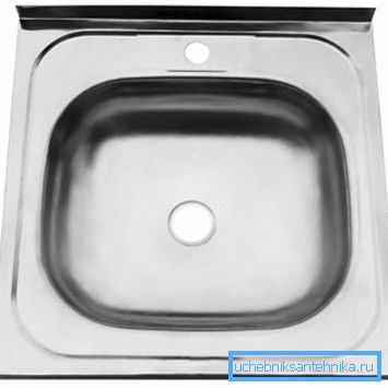 Sink in the kitchen 50x50 stainless steel - the most popular and popular option to date Sink in the kitchen 50x50 stainless steel - the most popular and popular option to date