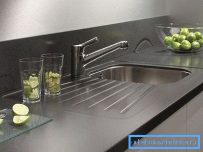 Sink with wing Sink with wing
