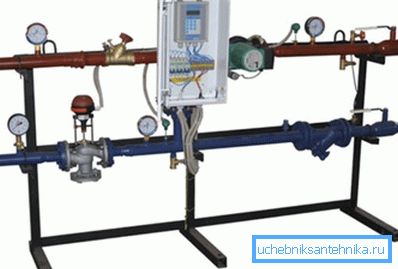 The heating control frame allows for the automatic operation of the system. The heating control frame allows for the automatic operation of the system.