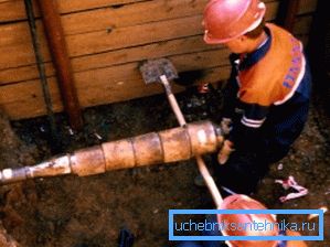 The buildup, as a method of installing piles - not the traditional way of applying the buildup The buildup, as a method of installing piles - not the traditional way of applying the buildup