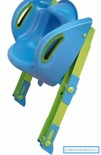 Folding design with adjustable step height Folding design with adjustable step height
