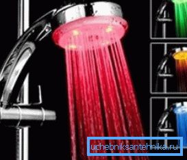 Shower Divider can have different backlighting options.