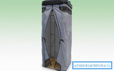 Folding film shower. Folding film shower.