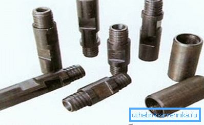 Various locks that are used to create the drill string Various locks that are used to create the drill string