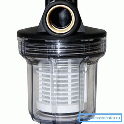 Variety filter for coarse water cleaning
