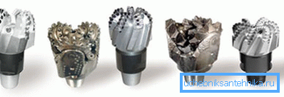 Varieties of drill bits. Varieties of drill bits.