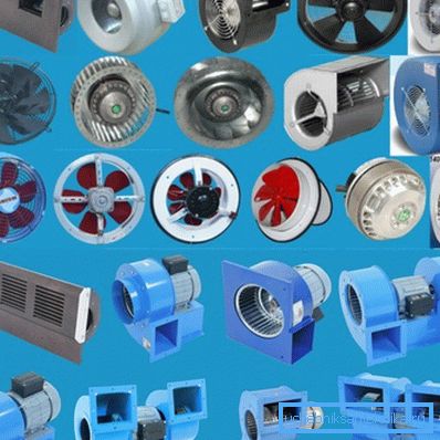 Varieties of exhaust fans Varieties of exhaust fans