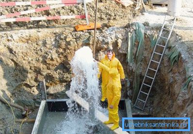 Development of a well for limestone requires serious equipment and specialists. Development of a well for limestone requires serious equipment and specialists.