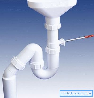 Splitting of the jet eliminates the ingress of bacteria into the sink