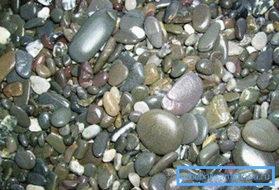 River pebbles. River pebbles.
