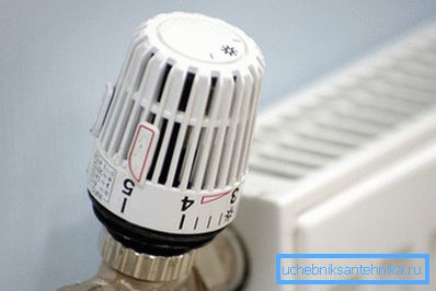 Adjusting valve for radiators 3 4 can have from four to ten temperature modes Adjusting valve for radiators 3 4 can have from four to ten temperature modes