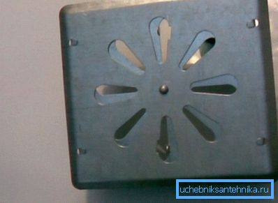 Adjustable ventilation grill 250 250 galvanized steel Adjustable ventilation grill 250 250 galvanized steel