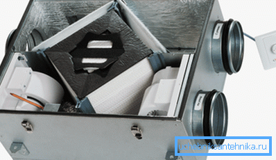 Recuperator for ventilation system. Recuperator for ventilation system.