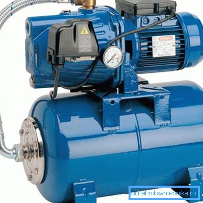 The pressure switch is located on the pump body next to the pressure gauge.