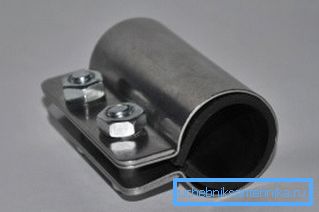 Repair clamp with rubber gasket Repair clamp with rubber gasket