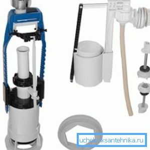 Repair kit for toilet cistern