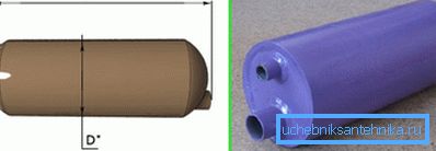 Receivers for dumping excess air masses in the heating circuits of buildings