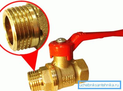 The thread often has a notch to prevent the winding from moving. The thread often has a notch to prevent the winding from moving.