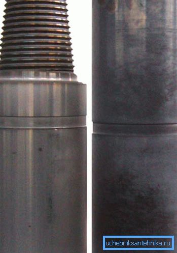 Threaded locks with which drill pipes are supplied. Threaded locks with which drill pipes are supplied.