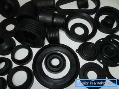 Rubber reductions and seals