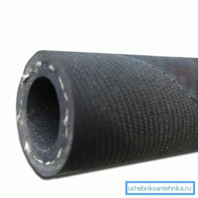 Rubber hose is not suitable for drinking water. Rubber hose is not suitable for drinking water.