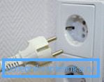 Ground outlet. Ground outlet.