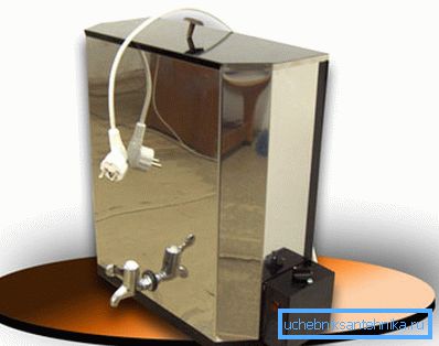 Washstand for giving with heating from a stainless steel (factory) Washstand for giving with heating from a stainless steel (factory)
