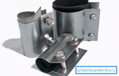 C-shaped repair clamps are used mainly for pipelines of small cross section. C-shaped repair clamps are used mainly for pipelines of small cross section.