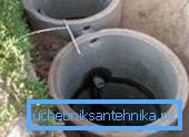 Homemade concrete ring septic tank Homemade concrete ring septic tank