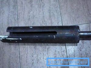 Homemade drill spoon without guide helix Homemade drill spoon without guide helix