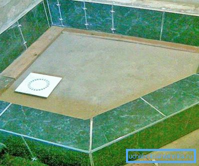 Homemade shower tray Homemade shower tray